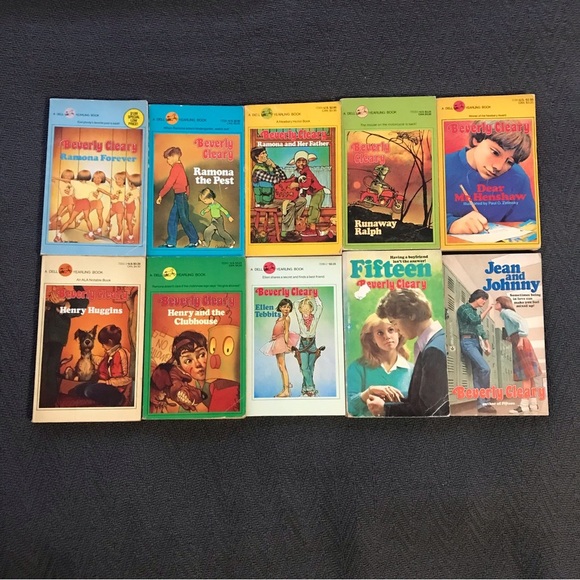 Vintage Beverly Cleary Ramona Ellen Tebbits Runaway Ralph Fifteen Jean Johnny - Picture 1 of 2